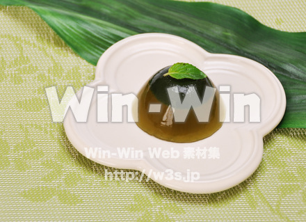 青汁ゼリーの写真素材 W-015142