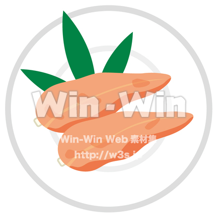 鶏ササミのCG・イラスト素材 W-014197