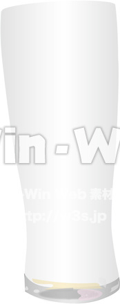 ビールグラスのCG・イラスト素材 W-014684