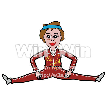 体育の先生3のCG・イラスト素材 W-015683