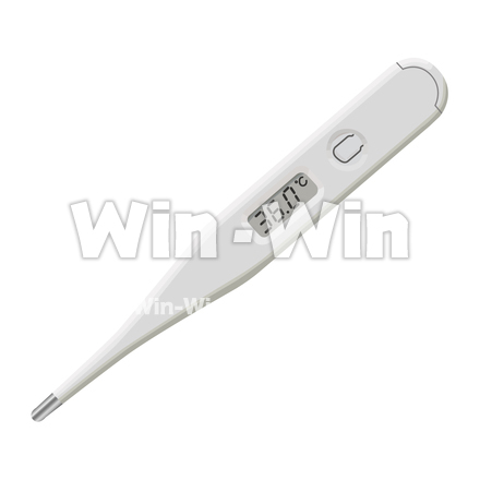 体温計のCG・イラスト素材 W-014986