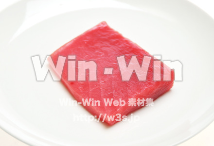 鮪の赤身の写真素材 W-015802