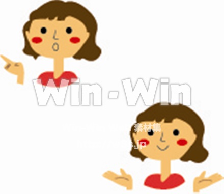 女性のCG・イラスト素材 W-015975