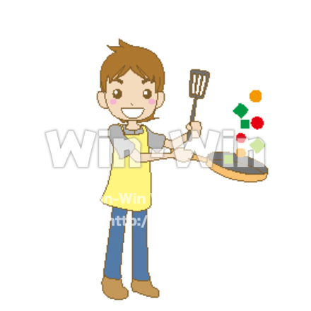 クッキング・パパのCG・イラスト素材 W-014707