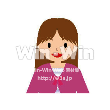 女性のCG・イラスト素材 W-014311