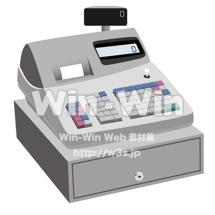 レジスターのCG・イラスト素材 W-014183