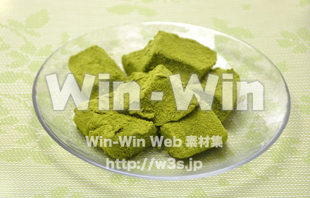 抹茶わらび餅の写真素材 W-014961