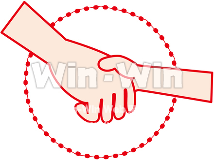 手をつなごうのCG・イラスト素材 W-015507