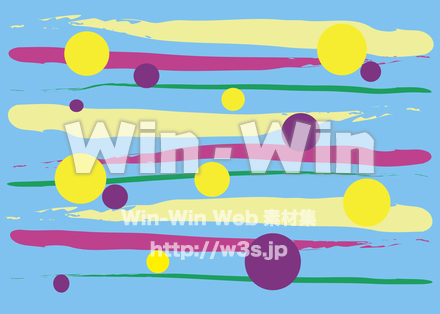 うちわ背景のCG・イラスト素材 W-014474