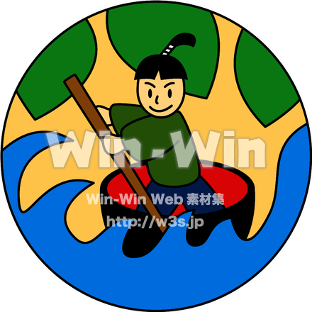 一寸法師（カラー）のCG・イラスト素材 W-014265