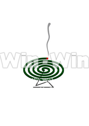 蚊取り線香のCG・イラスト素材 W-014362