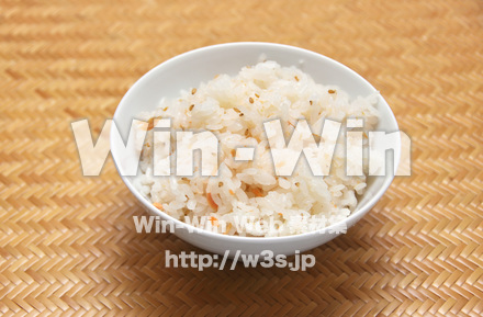 鮭ごはんの写真素材 W-015798