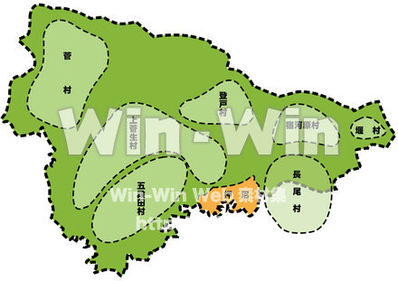 古地図のCG・イラスト素材 W-015960