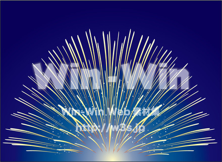 花火のCG・イラスト素材 W-014456