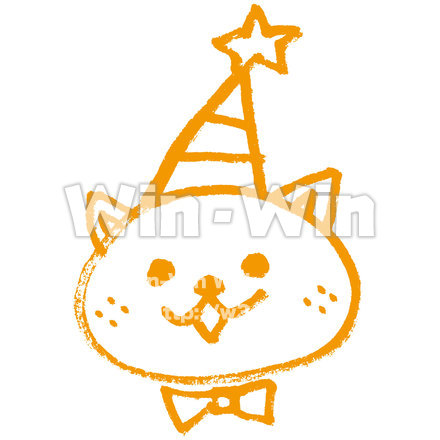 ねこのシルエット素材 W-015202