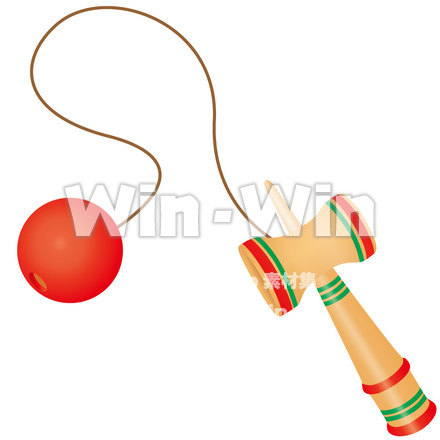 けん玉のCG・イラスト素材 W-014166