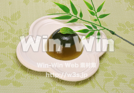 青汁ゼリーの写真素材 W-015140