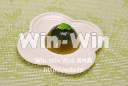 青汁ゼリーの写真素材 W-015139