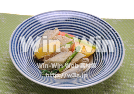 柿と牛蒡のごまあえの写真素材 W-015770