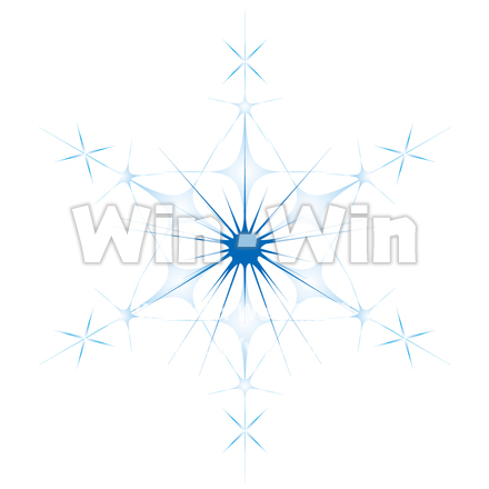 雪の結晶のCG・イラスト素材 W-015726