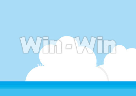 空と海のCG・イラスト素材 W-014236