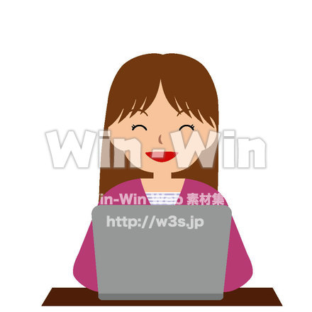 女性のCG・イラスト素材 W-014312