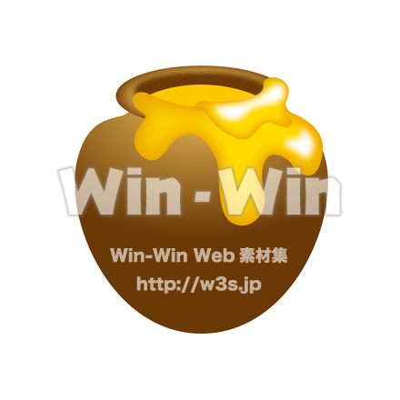 蜜壷のCG・イラスト素材 W-015349