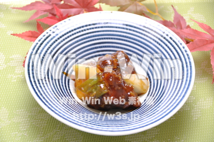 黒酢の酢豚の写真素材 W-015596