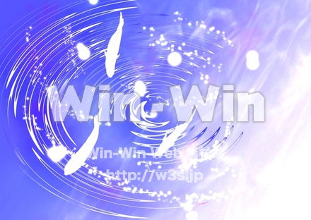 うちわ背景　魚・蛍有りのCG・イラスト素材 W-014352