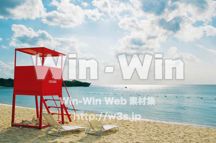 ﾋﾞｰﾁﾗｲﾌｶﾞｰﾄﾞ の写真素材 W-015484