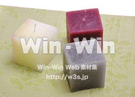 キャンドルの写真素材 W-015109