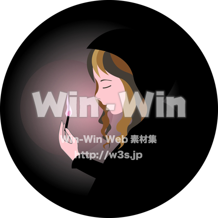 マッチ売りの少女（カラー）のCG・イラスト素材 W-014322