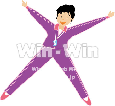 体育講師３のCG・イラスト素材 W-015296