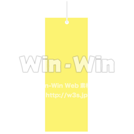 短冊のCG・イラスト素材 W-014504