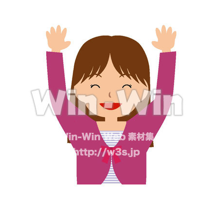 女性のCG・イラスト素材 W-014314