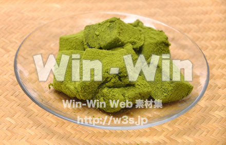 抹茶わらび餅の写真素材 W-014962