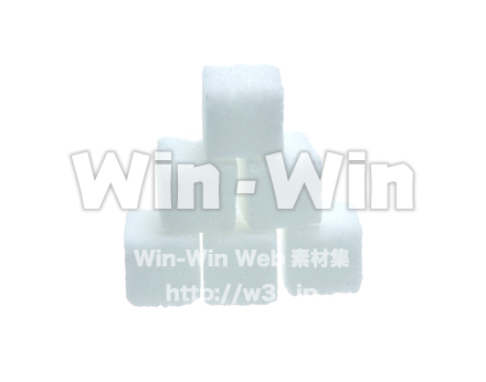 角砂糖６個の写真素材 W-015119