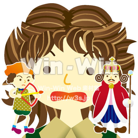 ガリバー旅行記のCG・イラスト素材 W-014210