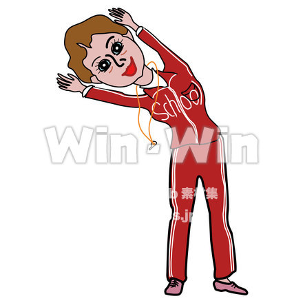 体育の先生１のCG・イラスト素材 W-015682