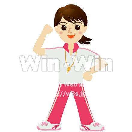 体育講師のCG・イラスト素材 W-015406