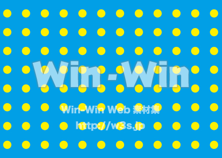 黄色のドット柄のCG・イラスト素材 W-014337