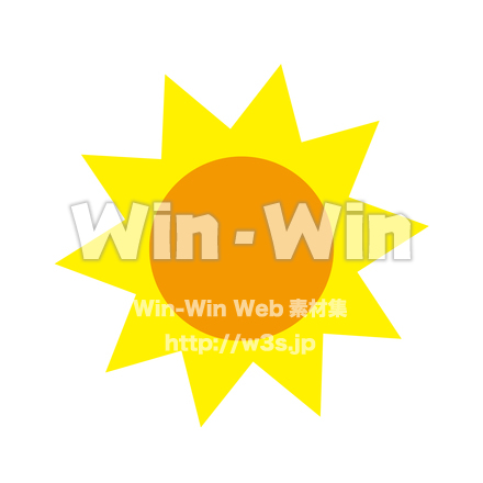 太陽のCG・イラスト素材 W-014404