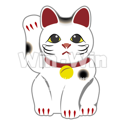 招き猫のCG・イラスト素材 W-015804