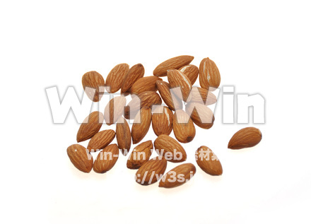 素焼きアーモンドの写真素材 W-015372