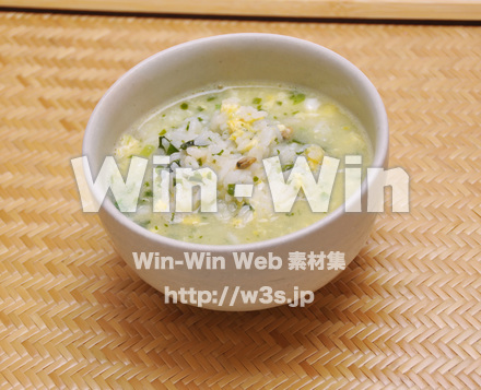 しじみ汁雑炊の写真素材 W-015672