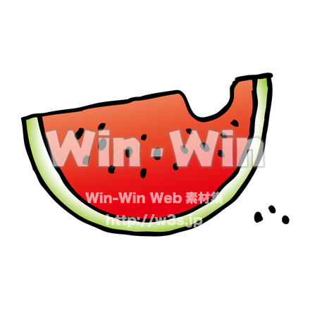 スイカのCG・イラスト素材 W-015227