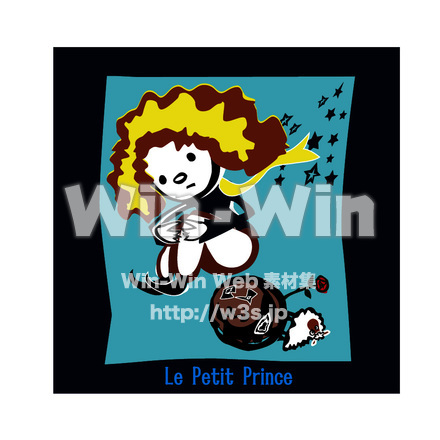 星の王子様のCG・イラスト素材 W-014325
