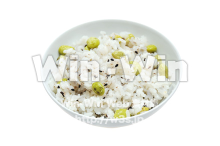豆ごはんの写真素材 W-015249