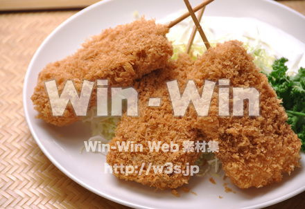 串カツの写真素材 W-015992