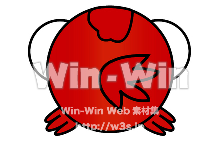 金魚（後）のCG・イラスト素材 W-014336